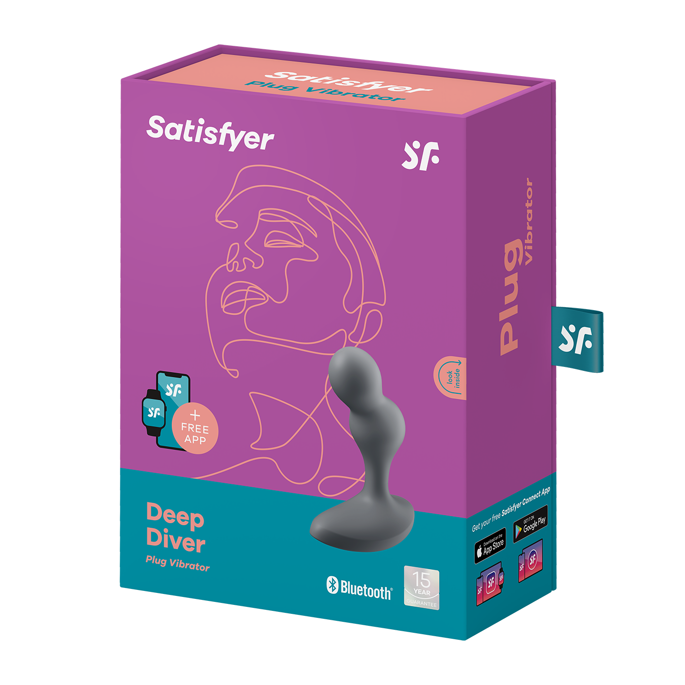 Deep Diver Vibrador con App Móvil - Satisfyer