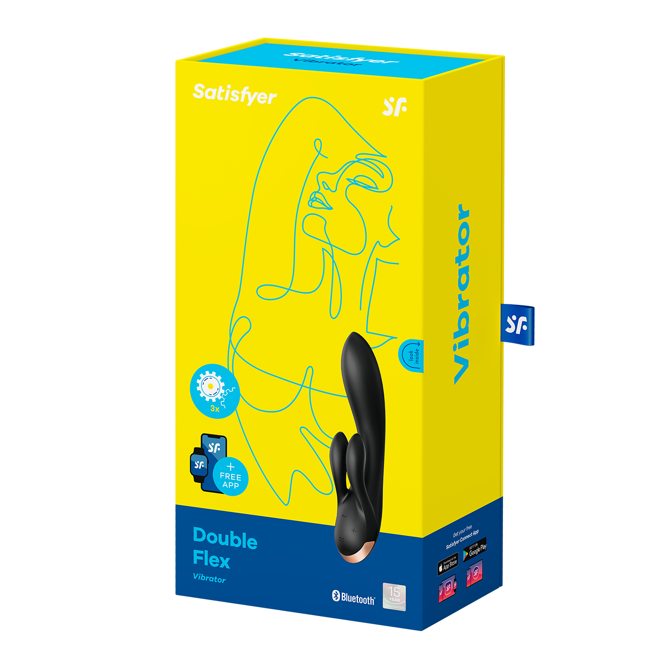 Satisfyer Double Flex - Vibrador con App Móvil