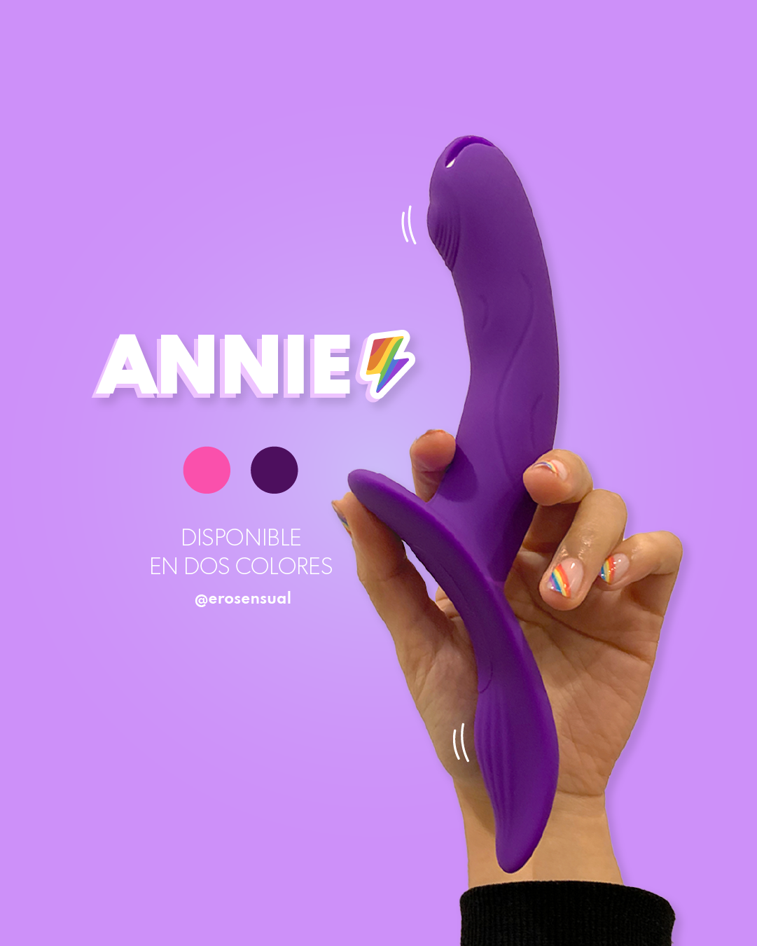 Annie - Arnés Strap On Vibrador con Control Remoto
