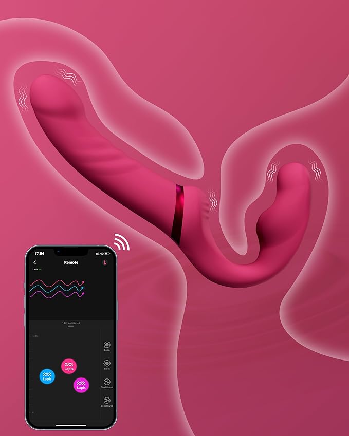 Vibrador Strap On Lapis Lovense Cereza