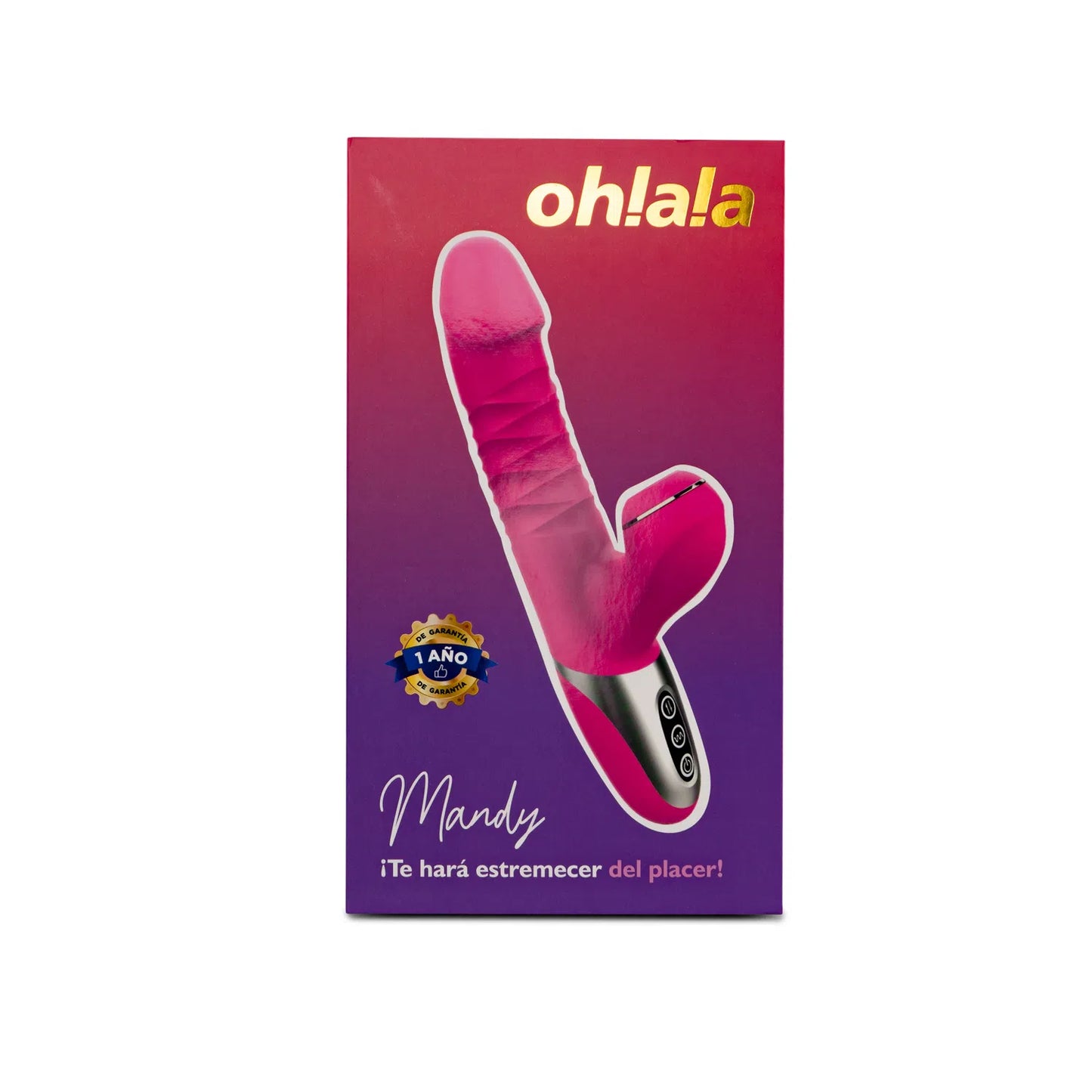 Mandy - Vibrador de Elongación y Succionador Clit