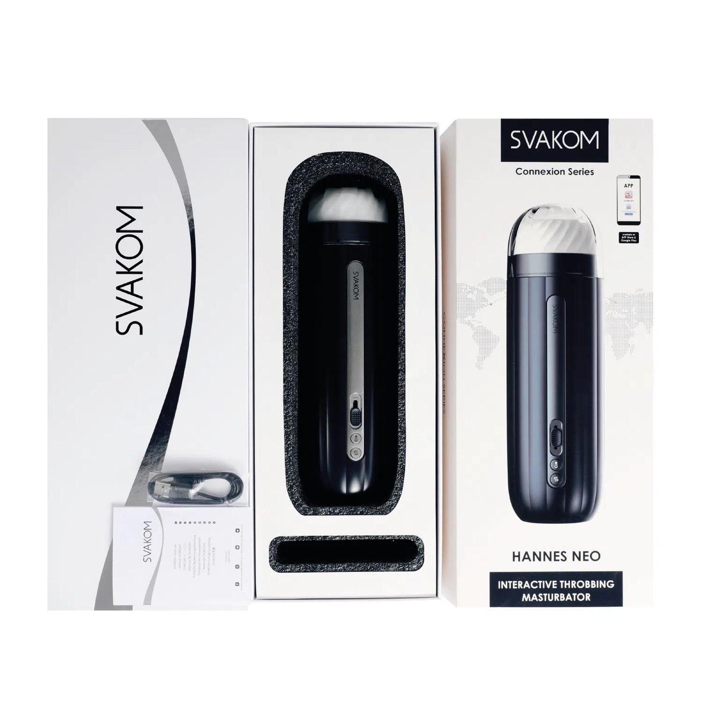 Masturbador Hannes Neo by Svakom Larga Distancia