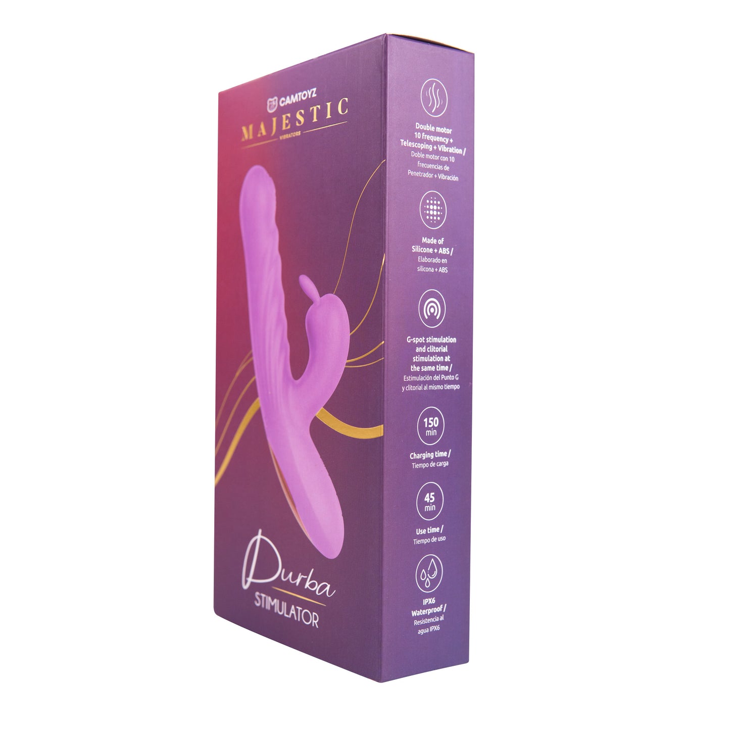 Vibrador Durba Majestic - Doble Estimulación