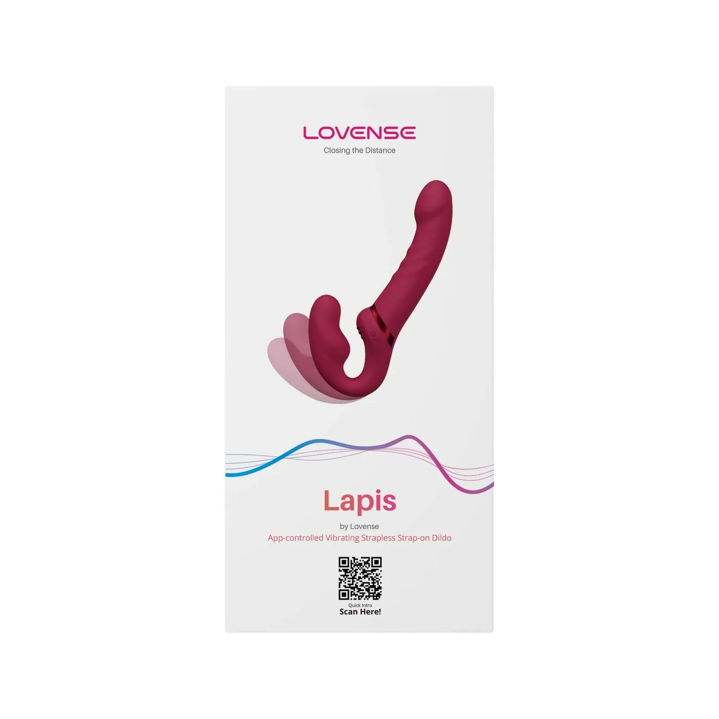 Vibrador Strap On Lapis Lovense Cereza