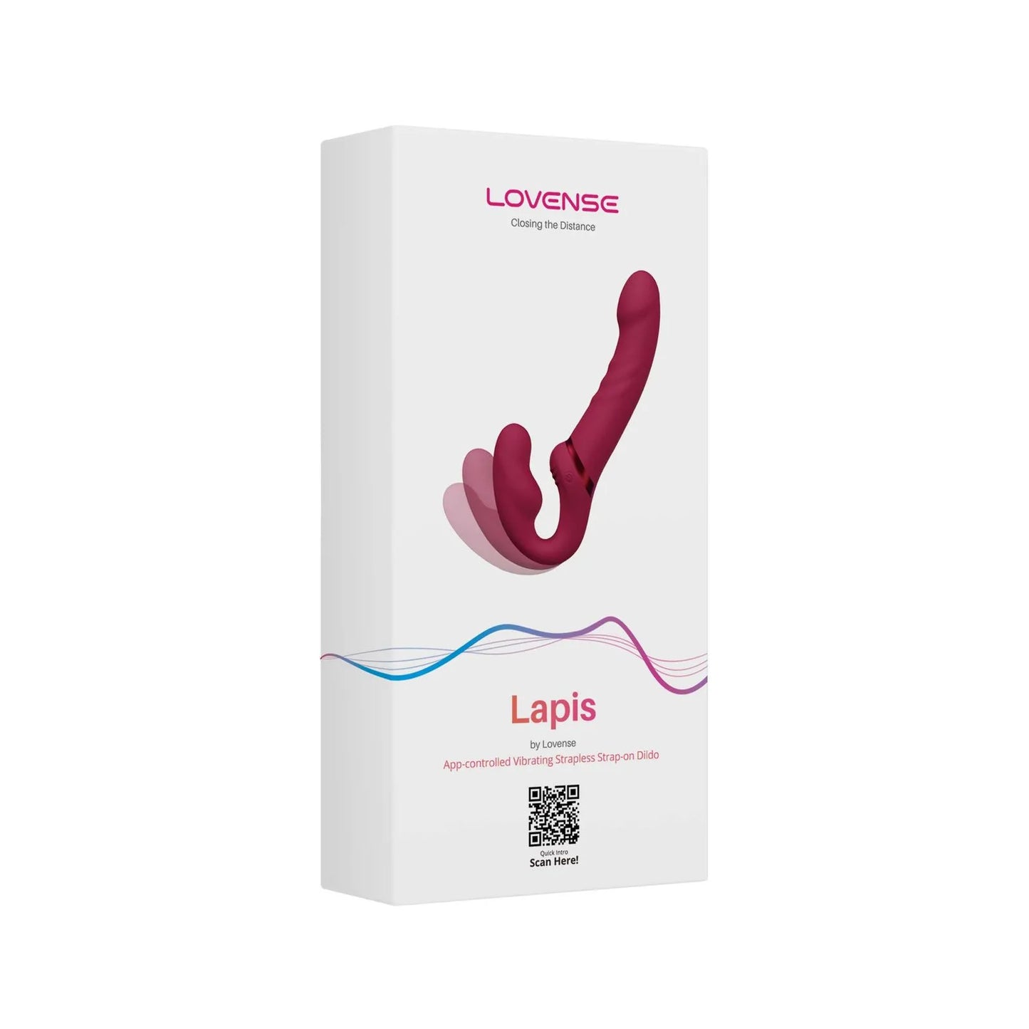Vibrador Strap On Lapis Lovense Cereza