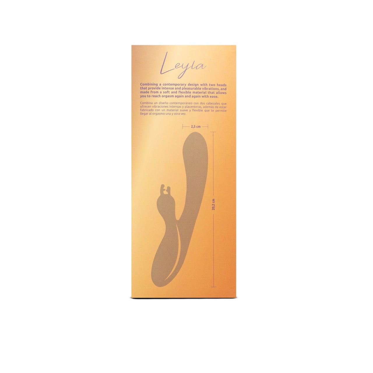 Vibrador Leyla - Doble estimulación USB
