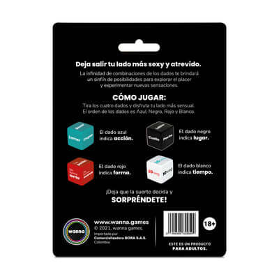 Wanna Dados Para Parejas x4