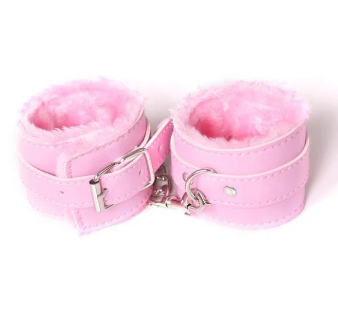 Esposas Efecto Cuero - Interior Peluche