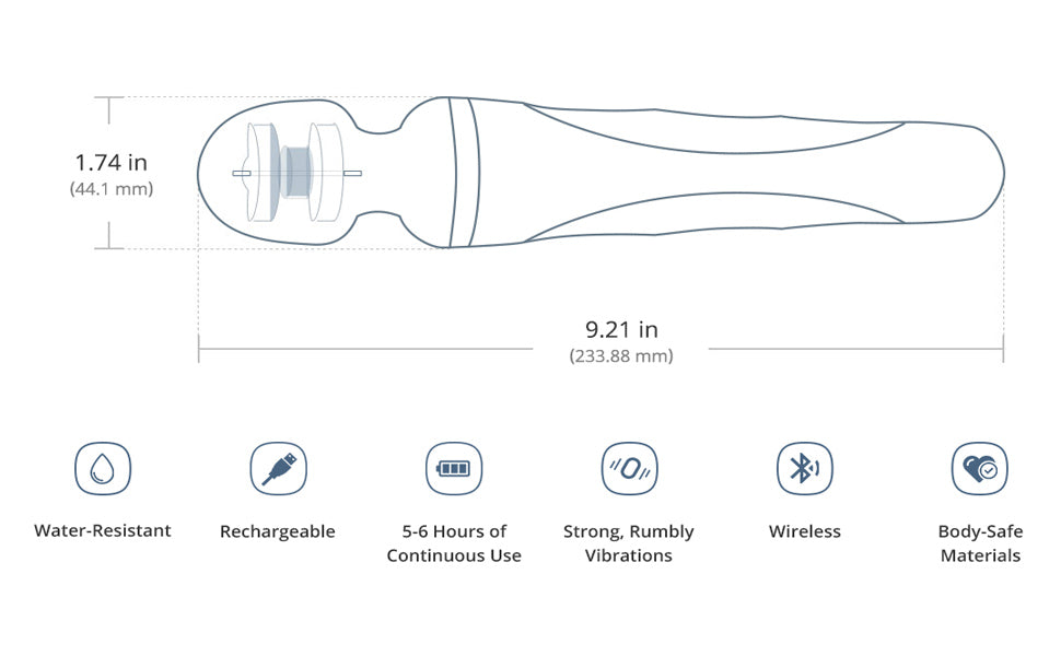 Lovense Domi 2 Hitachi Tokens Mando a Distancia