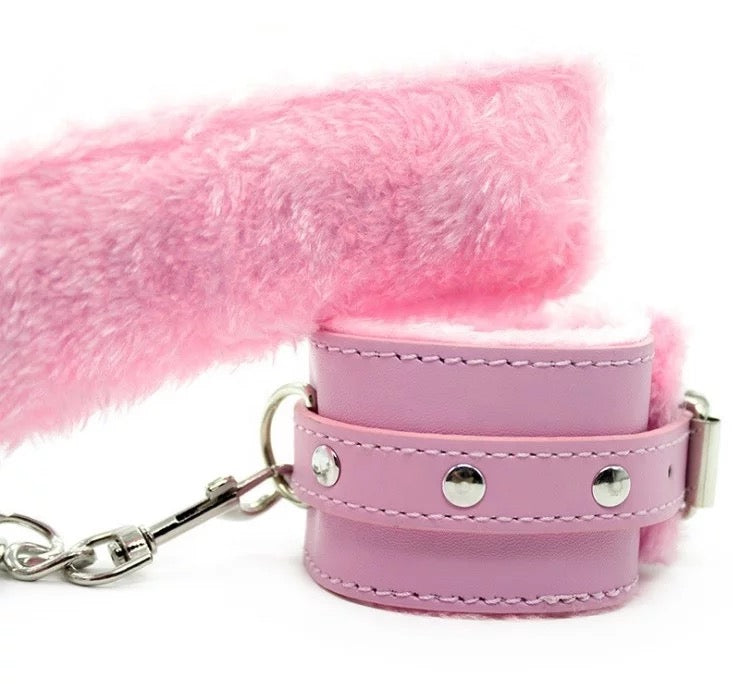 Esposas Efecto Cuero - Interior Peluche