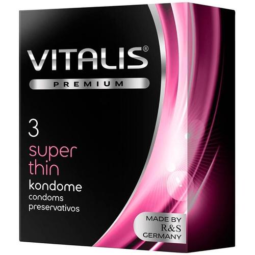 Condón Vitalis SUPER THIN x3
