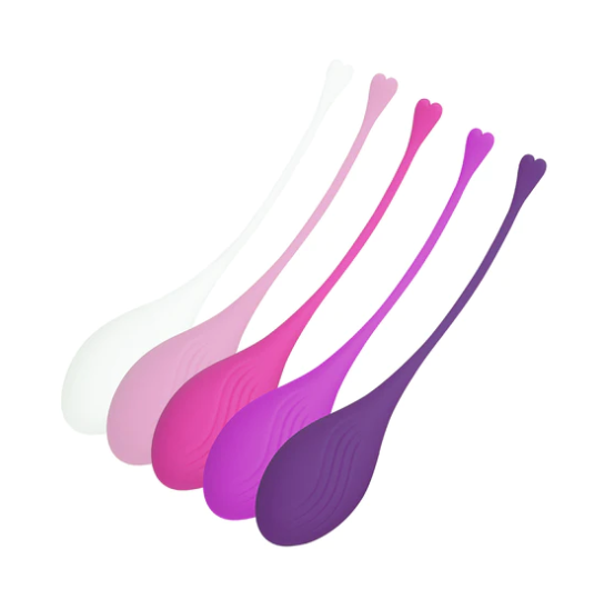 Set x5 Bolas Kegel Happy! Ejercicios Progresivos