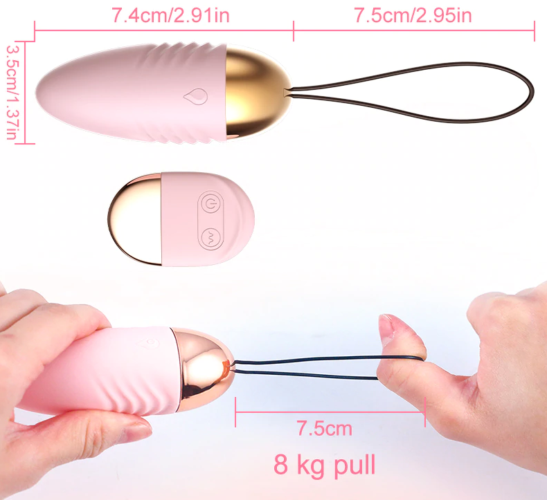 Spark Huevito Vibrador con Control Remoto Físico