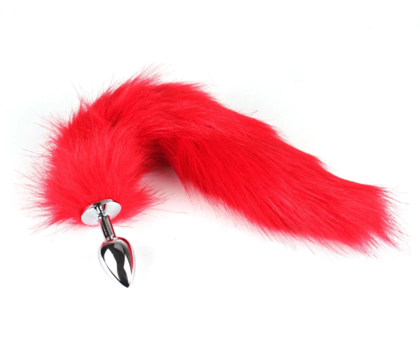 Plug Anal con Cola de Zorro Roja
