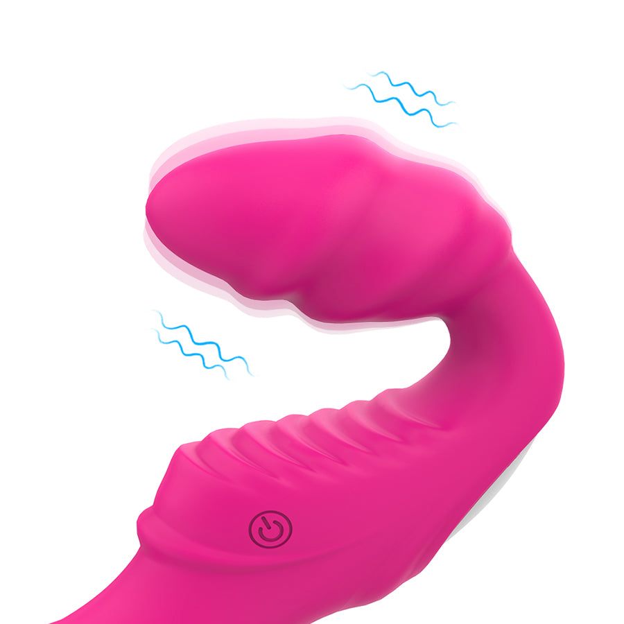 CLEO - Arnes Vibrador Doble Sin Correa Con Control Remoto