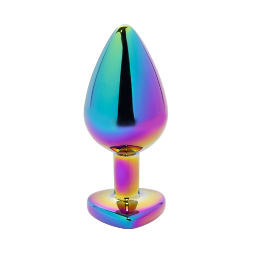 Plug Holográfico con Joya de Corazón