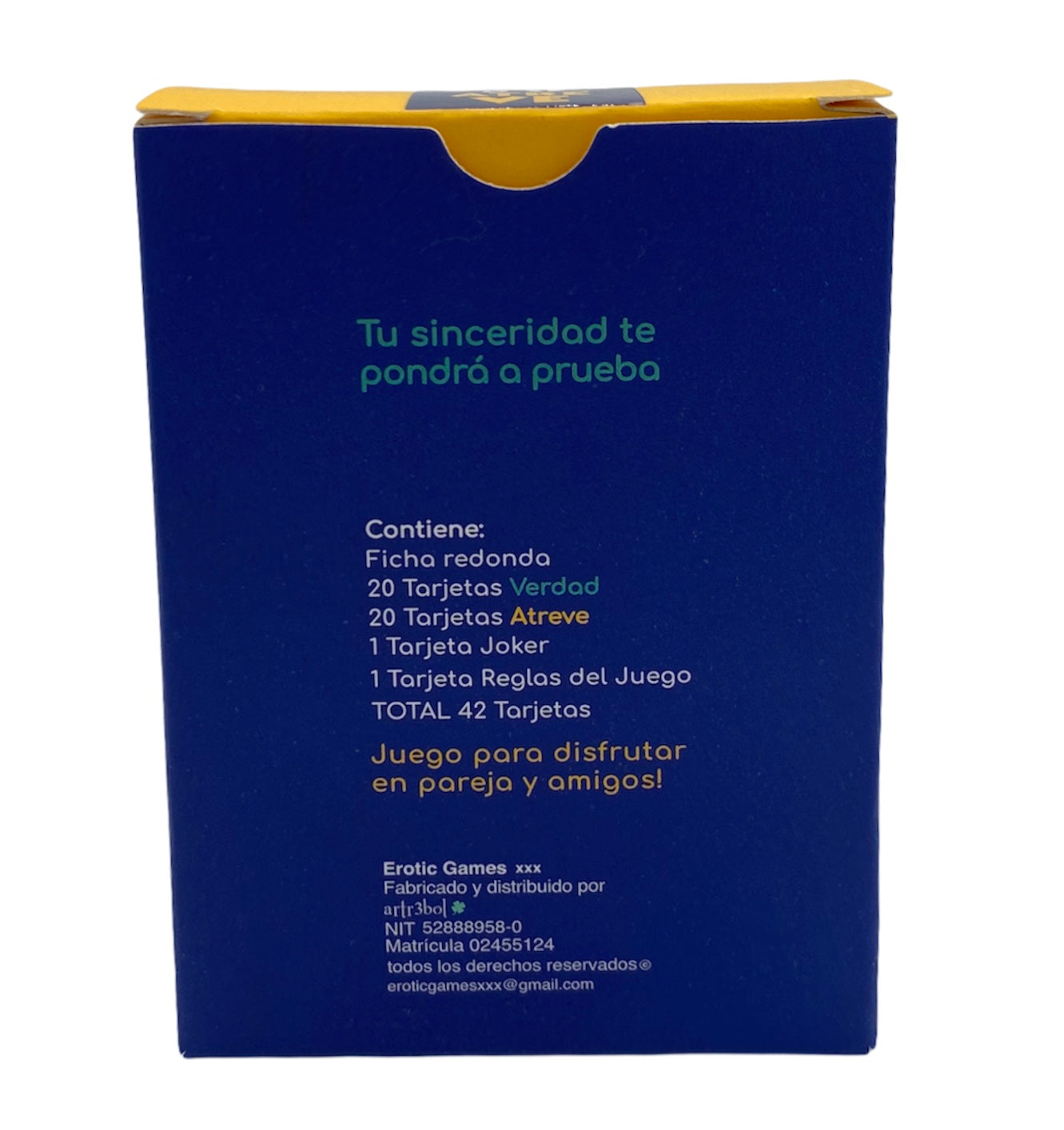 Juego de Cartas ¿LA VERDAD O SE ATREVE?