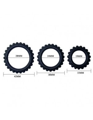 Anillos Retardantes Titan x3 Silicona