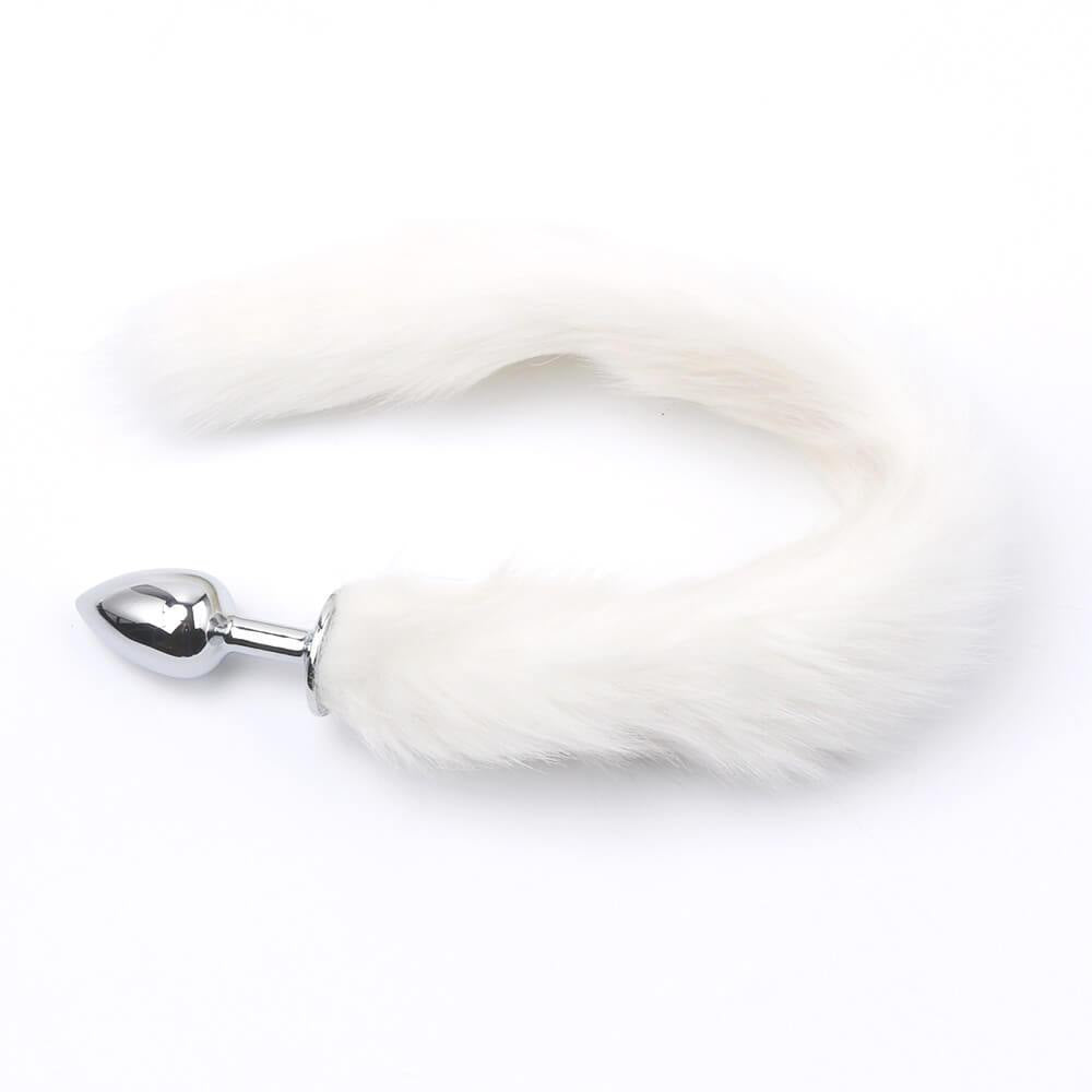 Plug Anal con Cola de Zorro Blanca SOMOSEROS.SHOP Plug Anal con Cola de Zorro Blanca SOMOSEROS.SHOP