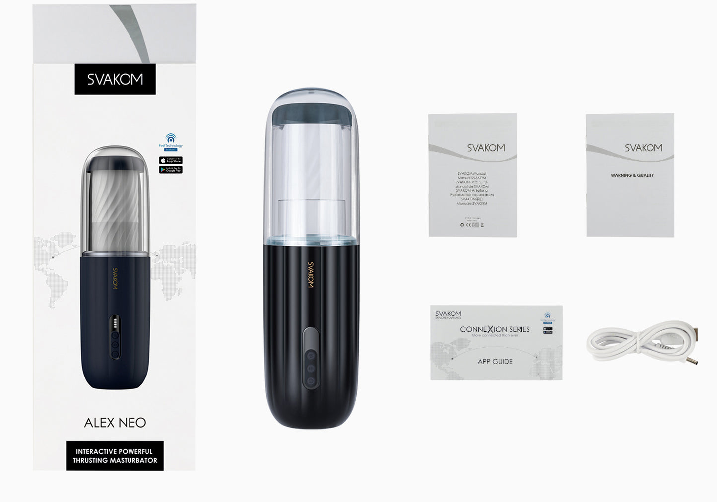 Alex Neo Pulsador Masturbador Svakom - Controlado por aplicación