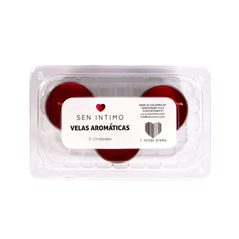 Velas Aromáticas x3