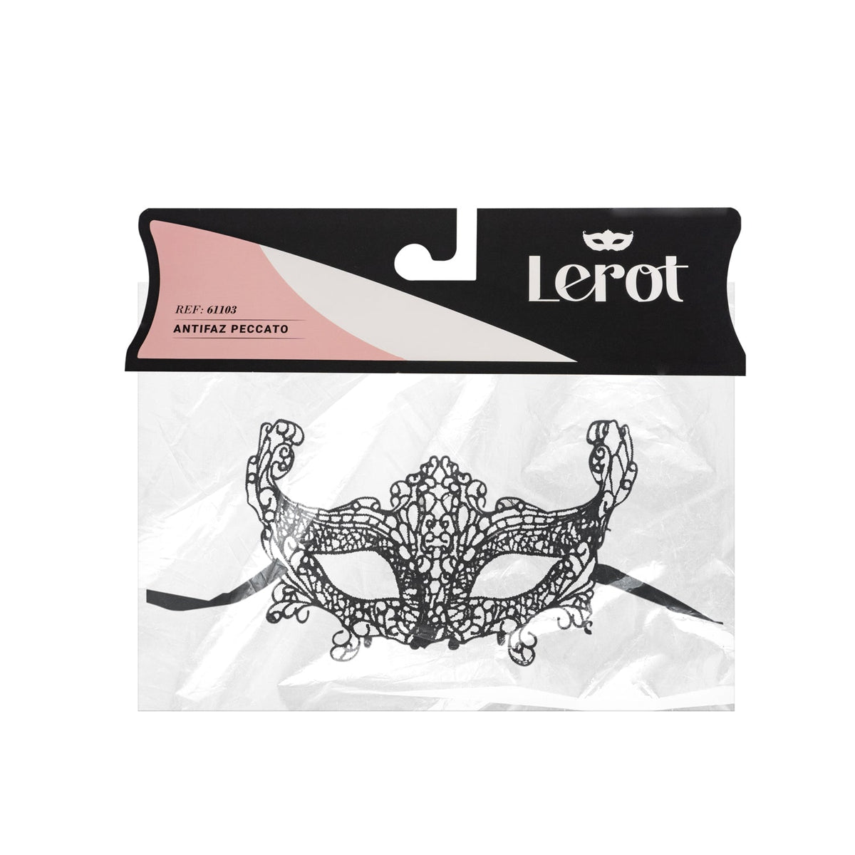 Antifaz Peccato Lerot Negro