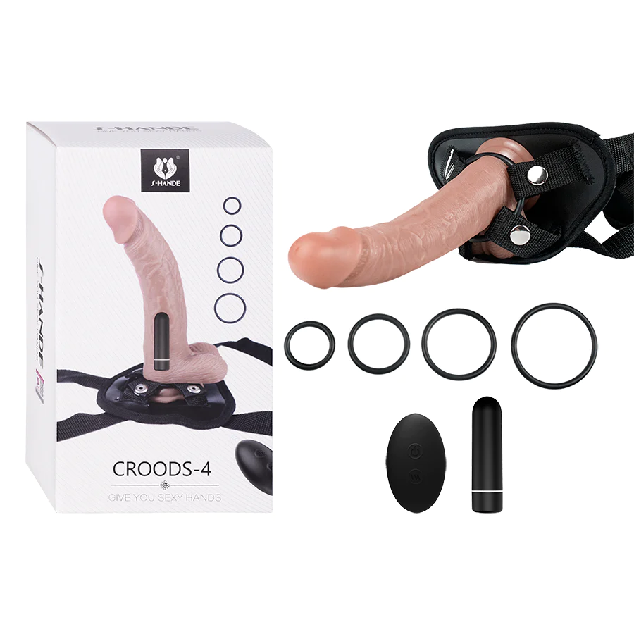 Arnés Realista Croods Con Vibración Y Control - USB