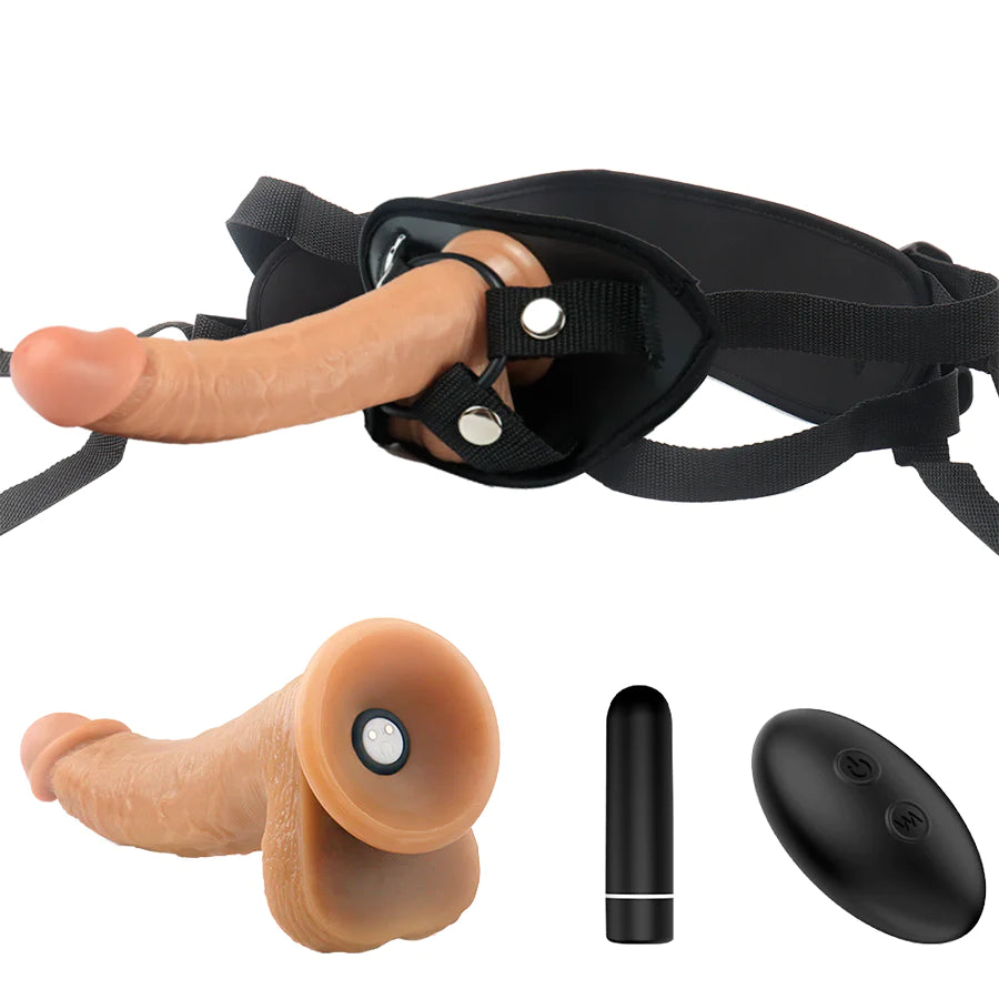 Arnés Realista Croods Con Vibración Y Control - USB