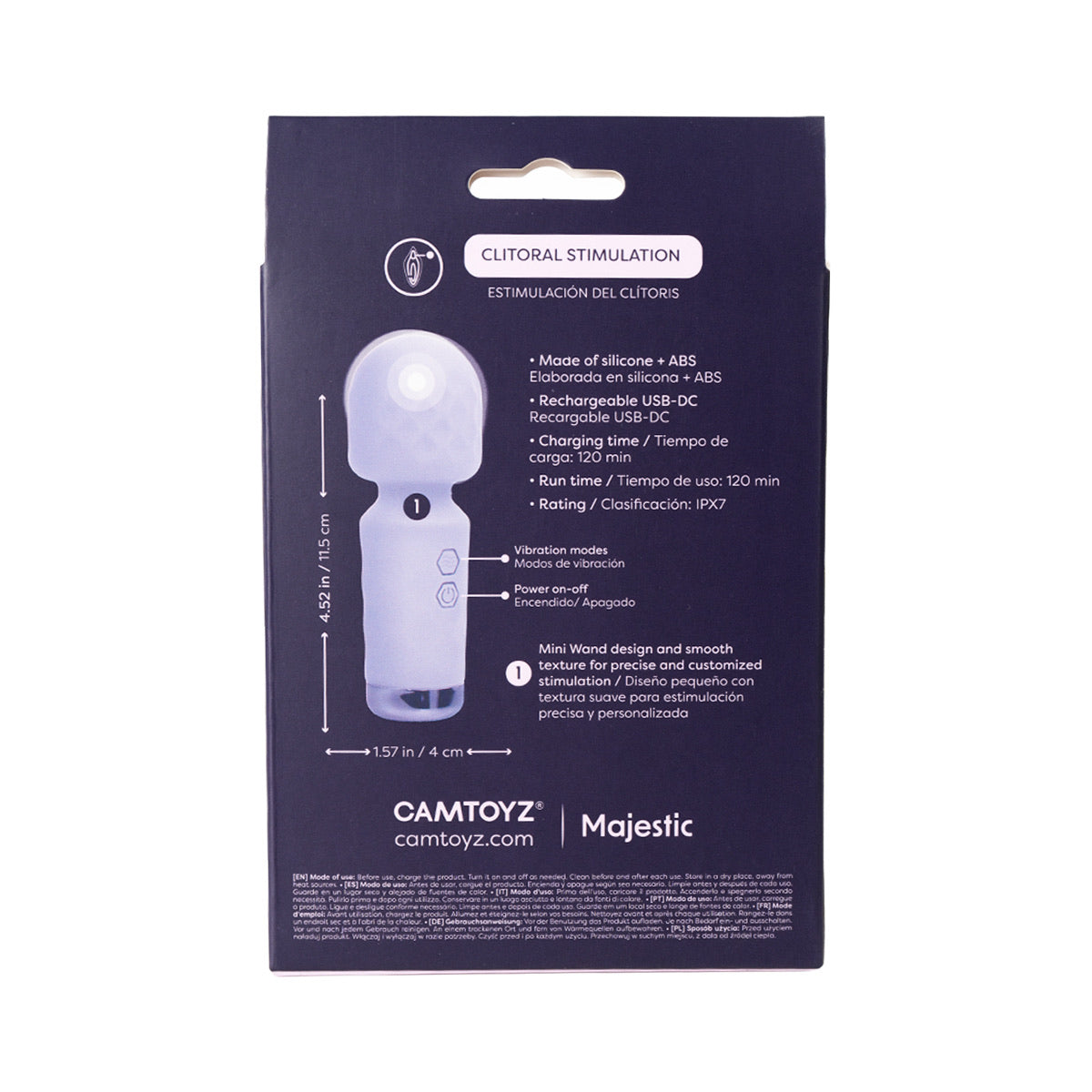 Vibrador Aselia Majestic Morado