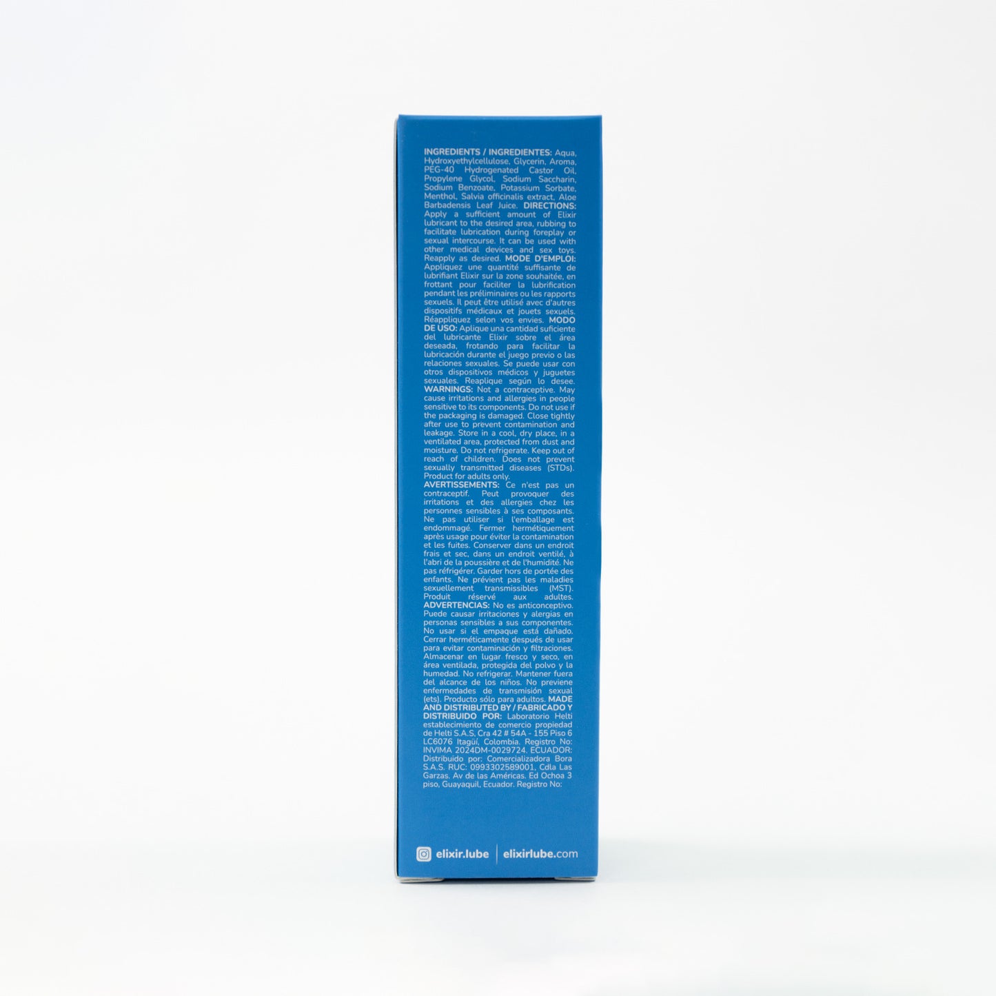 Lubricante Íntimo Frío Cool Sensation Elixir