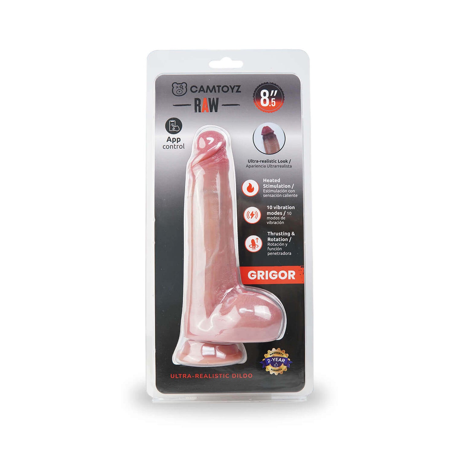 Dildo Ultrarealista Grigor control por App