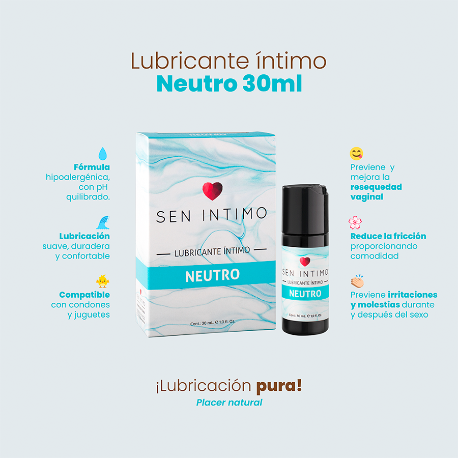 Lubricante Neutro x 30 ml by Sen Ìntimo