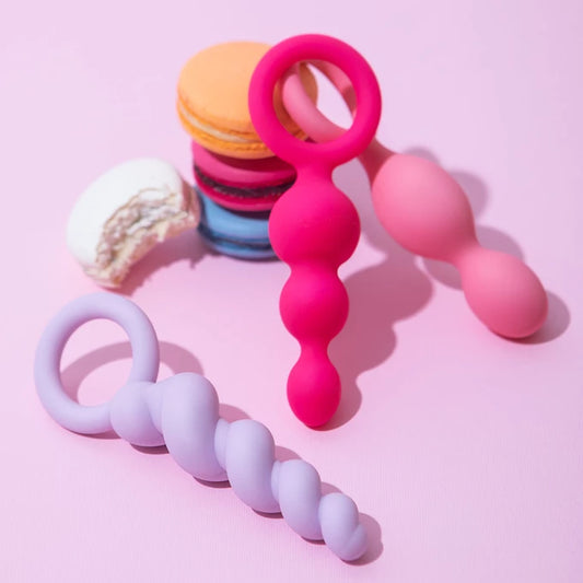 Set x3 Plugs Anales Booty Call Satisfyer