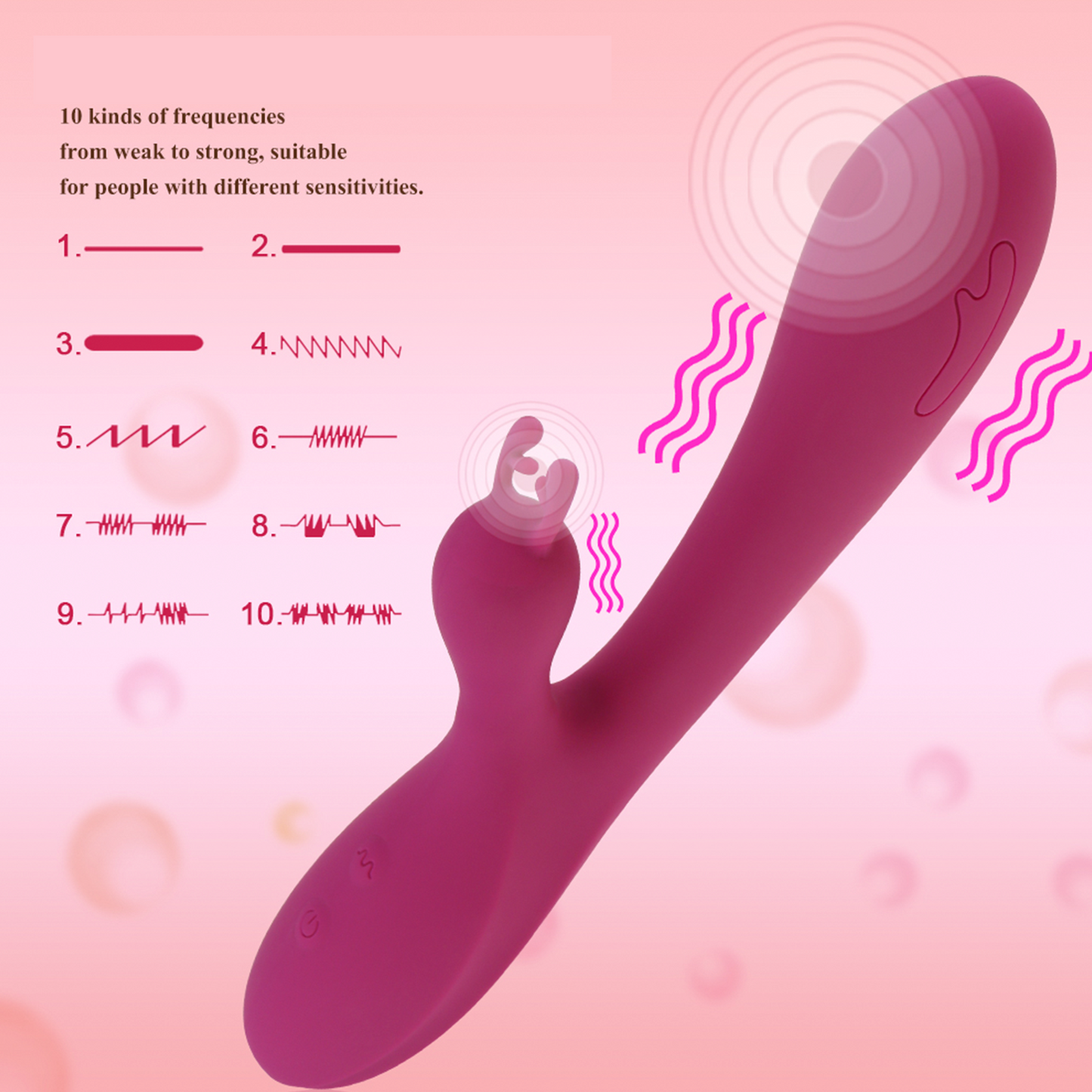 Vibrador Renni <3 - Doble estimulación USB