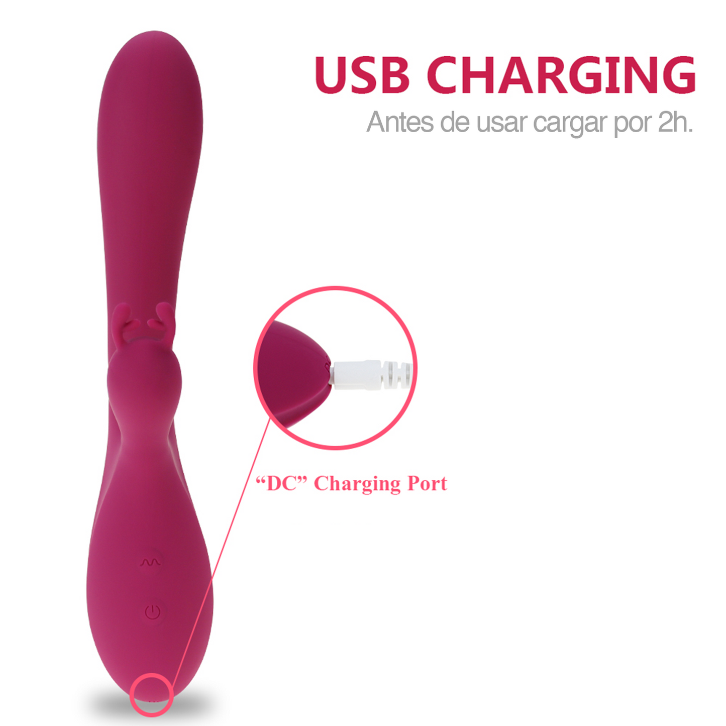 Vibrador Renni <3 - Doble estimulación USB