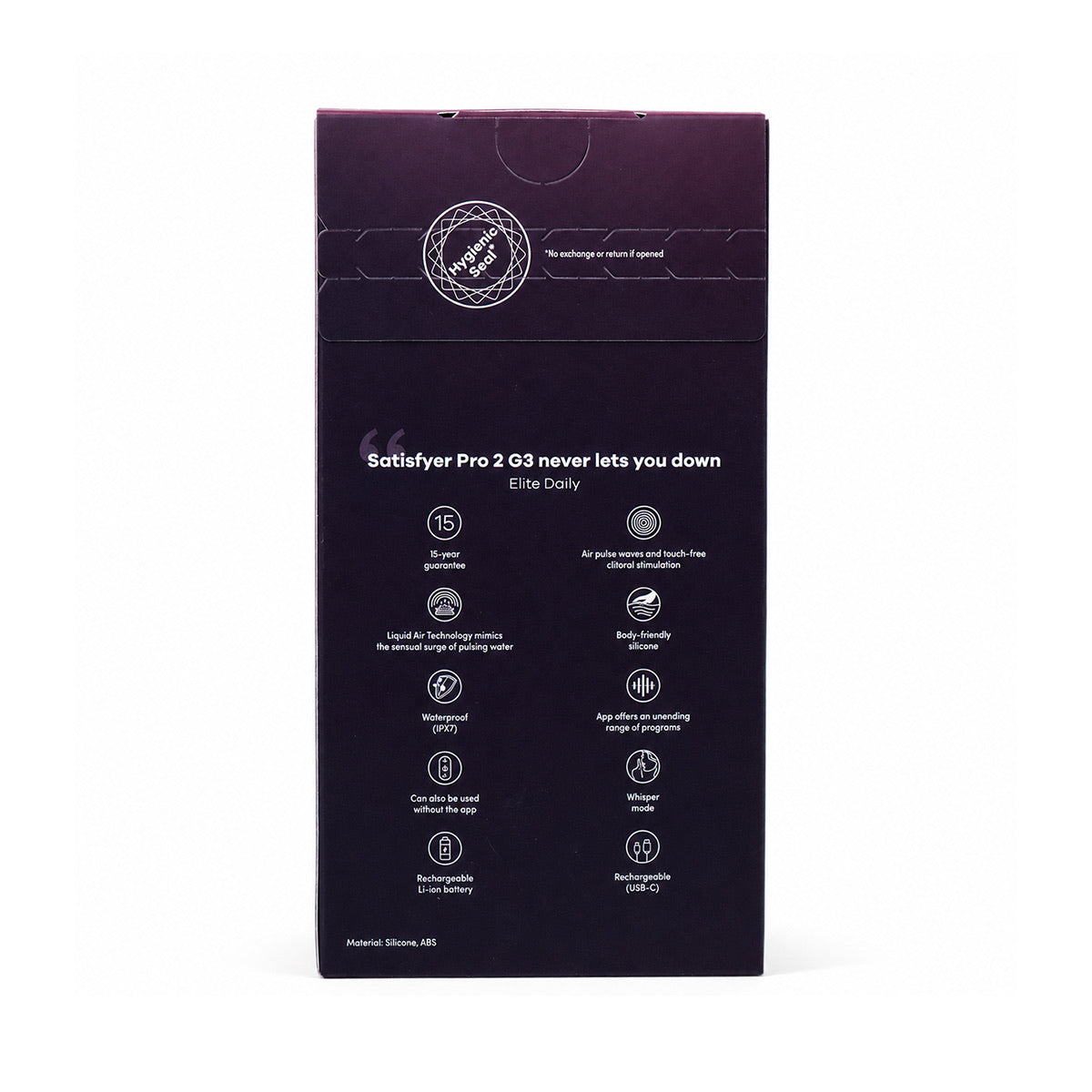 Satisfyer Pro 2 Generation 3 Succionador + Vibrador con App Móvil