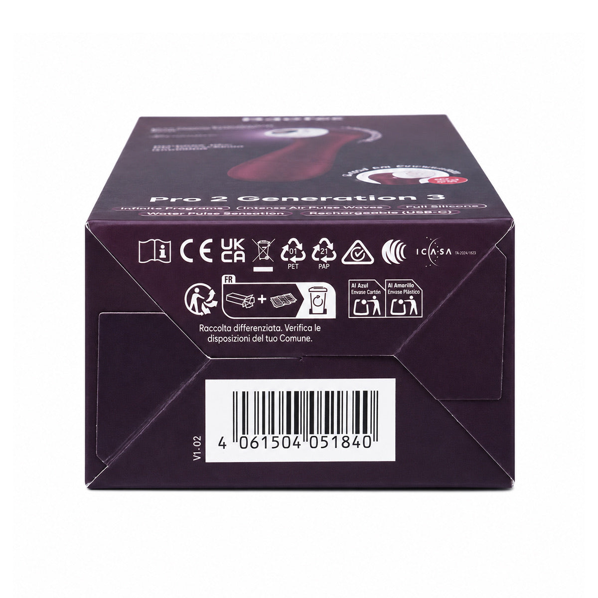 Satisfyer Pro 2 Generation 3 Succionador + Vibrador con App Móvil