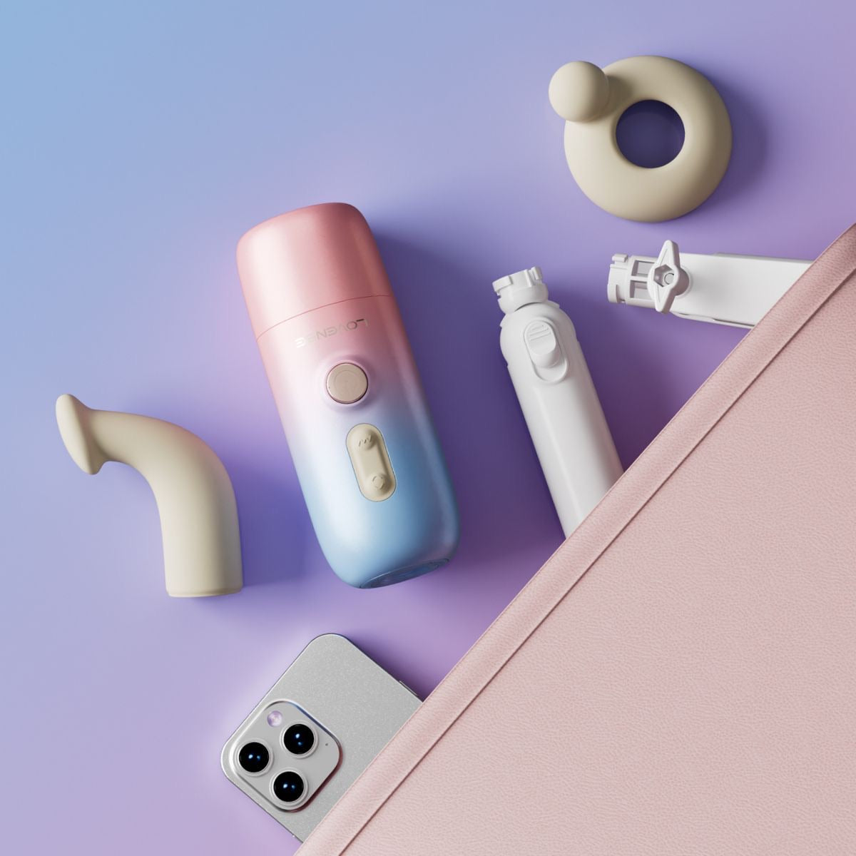 Lovense Spinel - Dildo masajeador con Empuje y Calentamiento