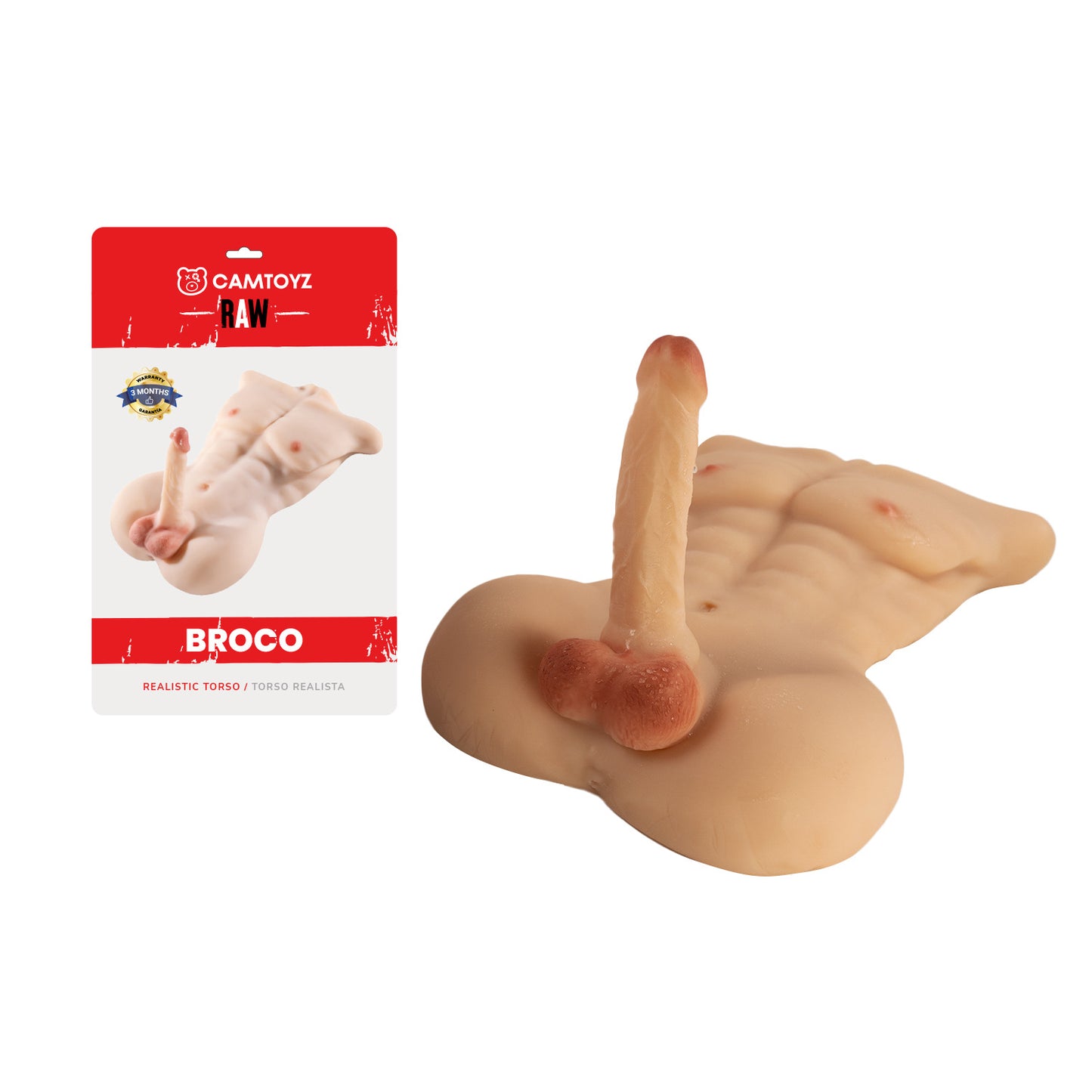 Torso Masculino Broco Realista