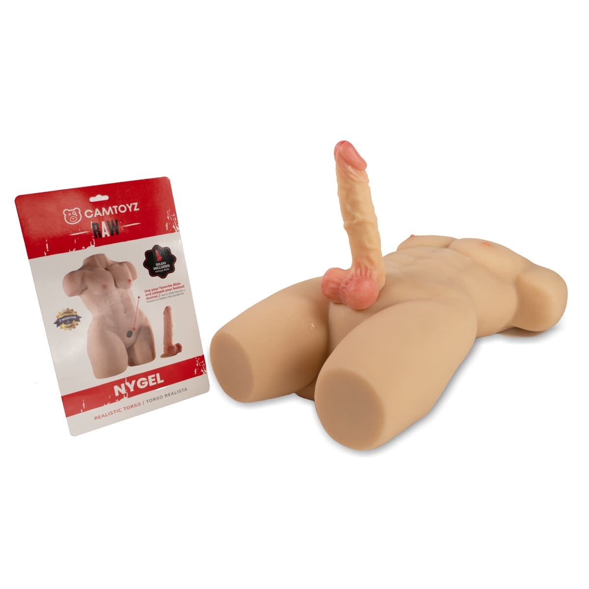 Torso Realista Masculino Nygel