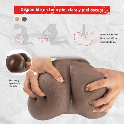 Torso Realista Naysa con Dildo Intercambiable