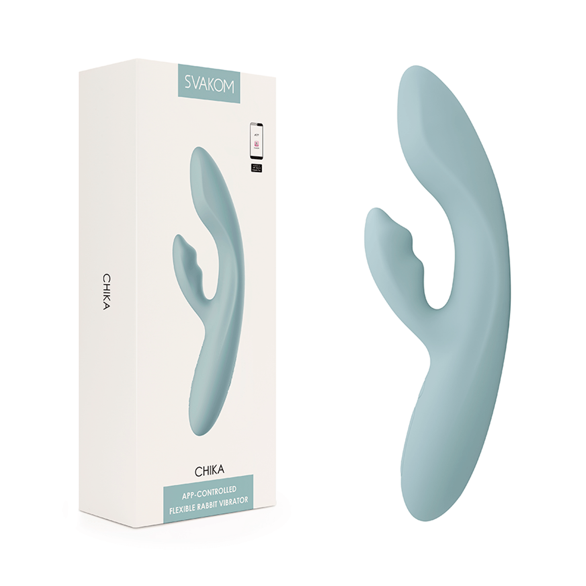 Vibrador Flexible Chika con Calentamiento - Svakom