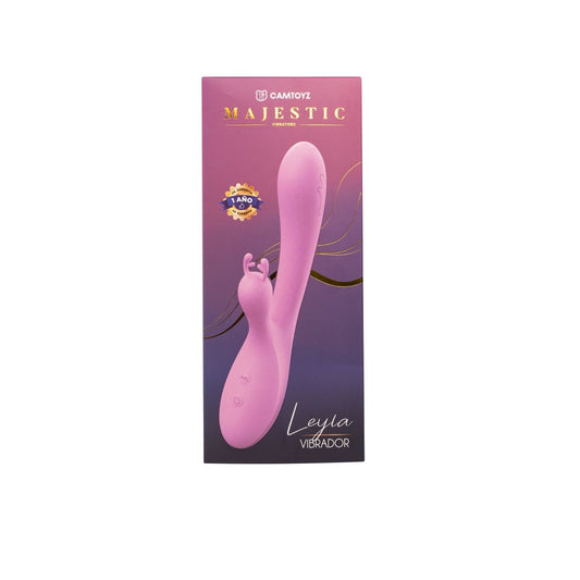 Vibrador Leyla - Doble estimulación USB
