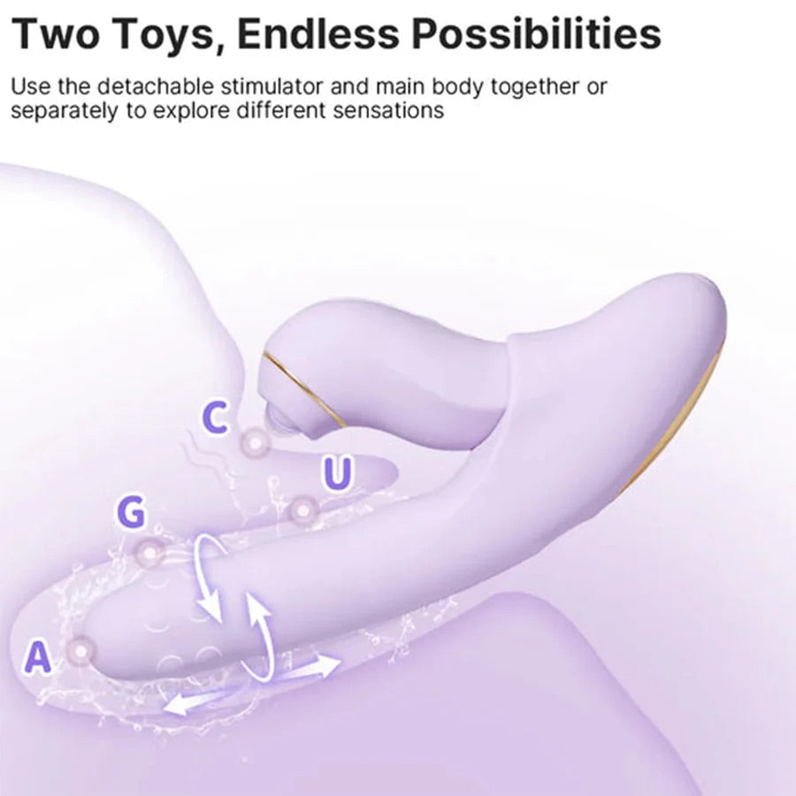 Vibrador DuoGlow Svakom - Doble Estimulación Interactivo App