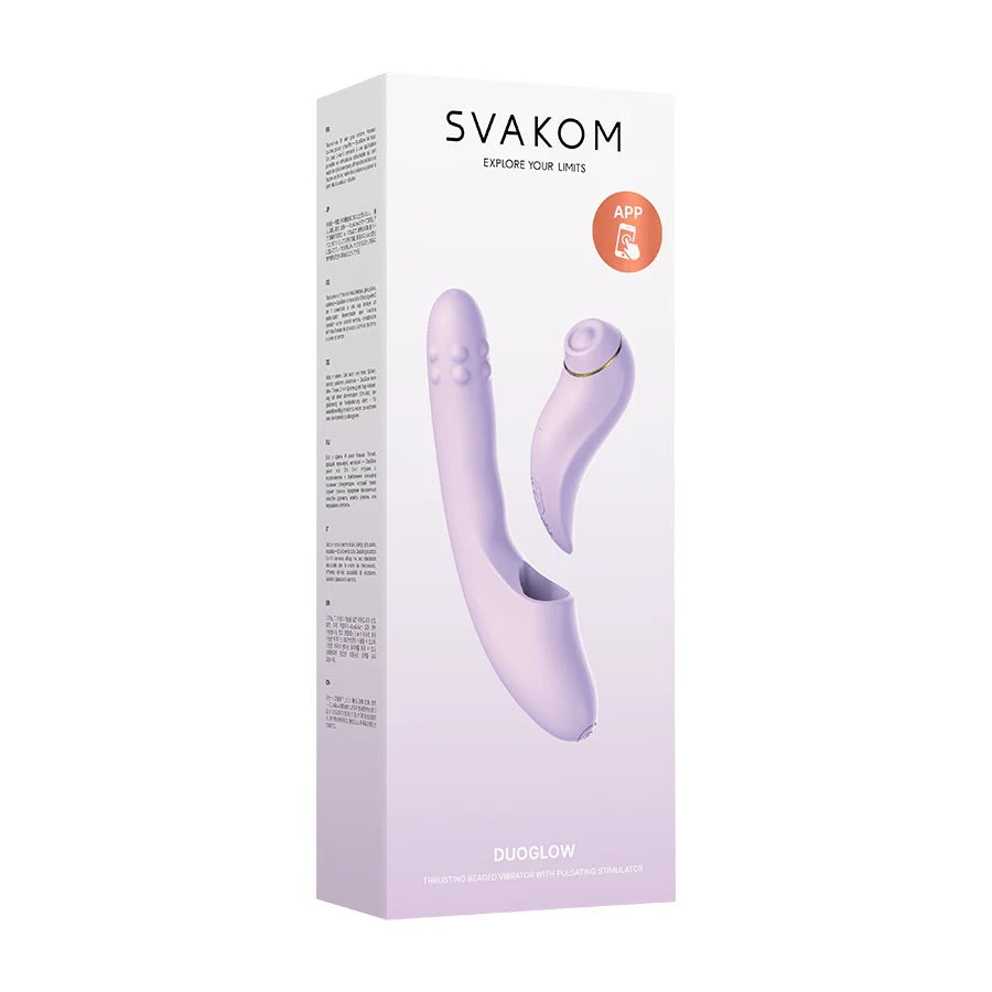 Vibrador DuoGlow Svakom - Doble Estimulación Interactivo App