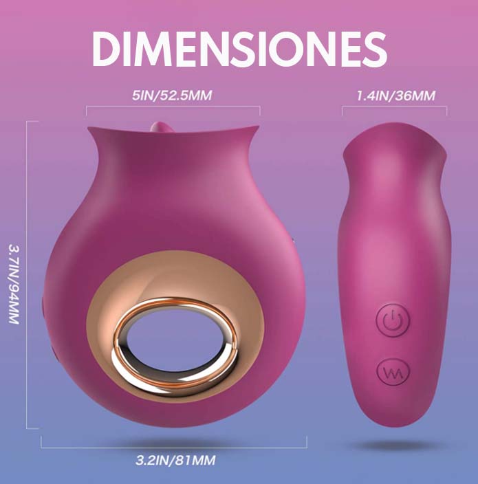 Vibrador Coral - Estimulador de Clítoris con Movimiento